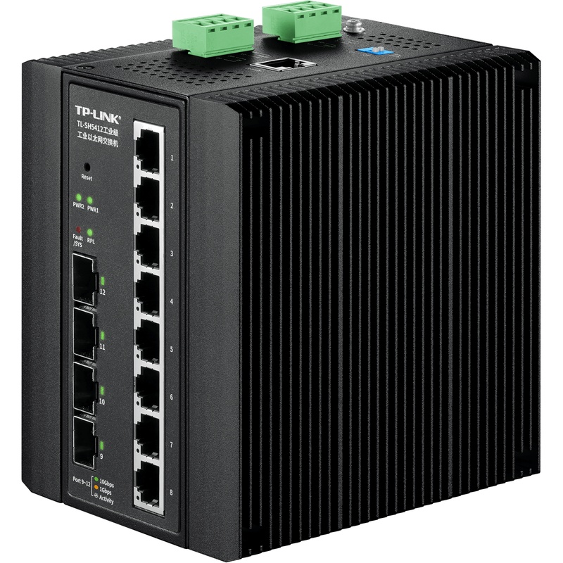 TP-LINK TL-SH5412 10G Industrial Switch for Layer 3 Industrial Ethernet Switch Networks with Fast Data Transmission