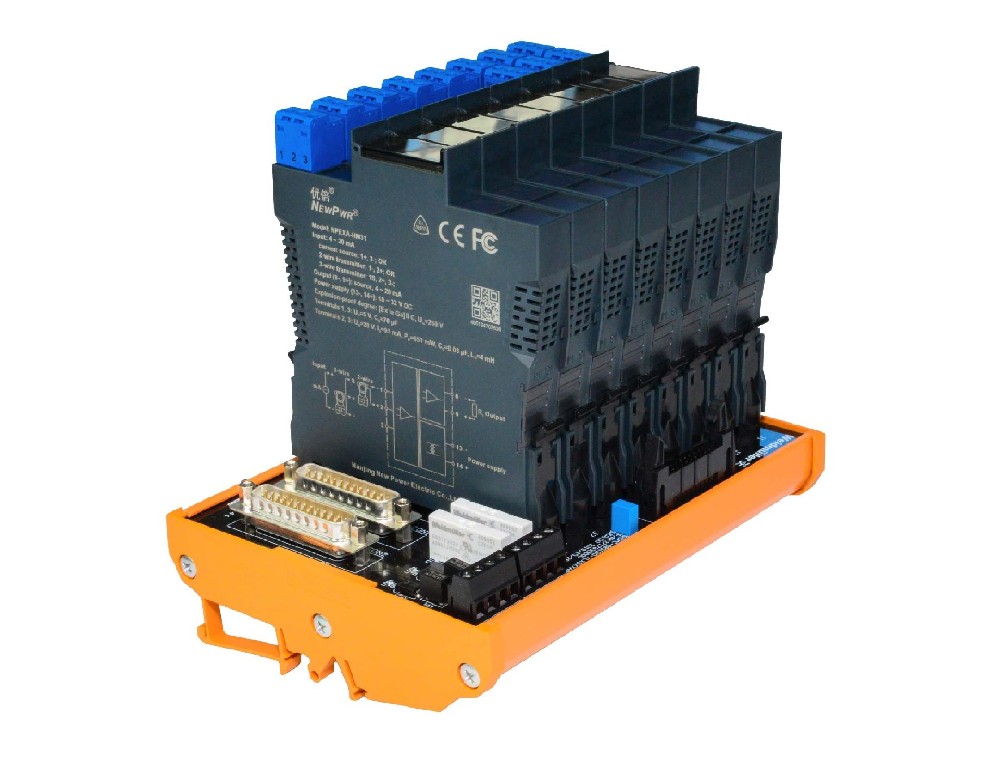 New Power NPEXA-H21 DIN Rail Intrinsically Safe 4-20mA Barrier.jpg