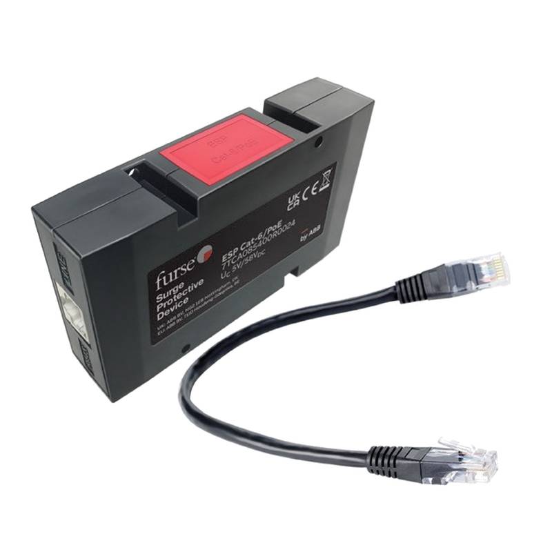 ABB Furse ESP MC Ethernet Surge Suppression, PoE Cat6 RJ45